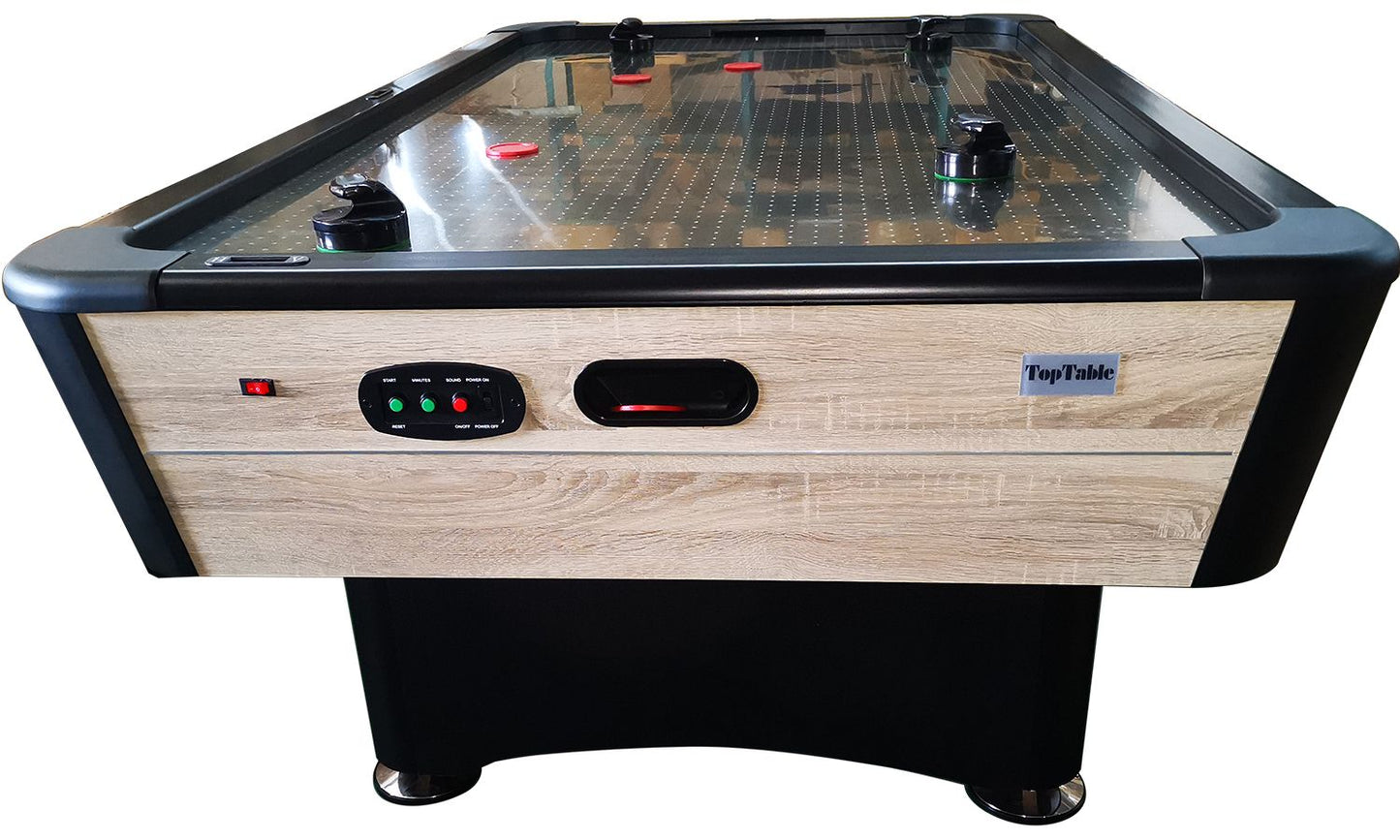 Typhoon Profi Airhockeytisch in Holzoptik