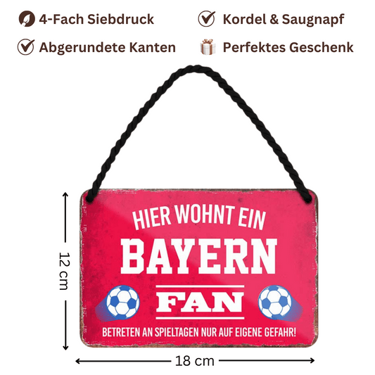 BayernFan18x12cm