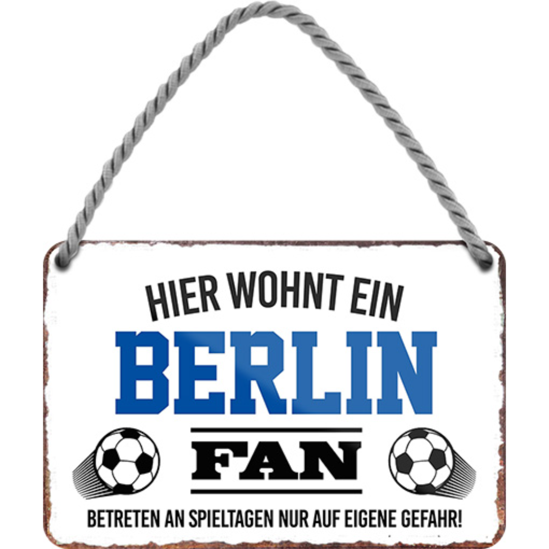 Berlin / Hertha Fanartikel Blechschilder