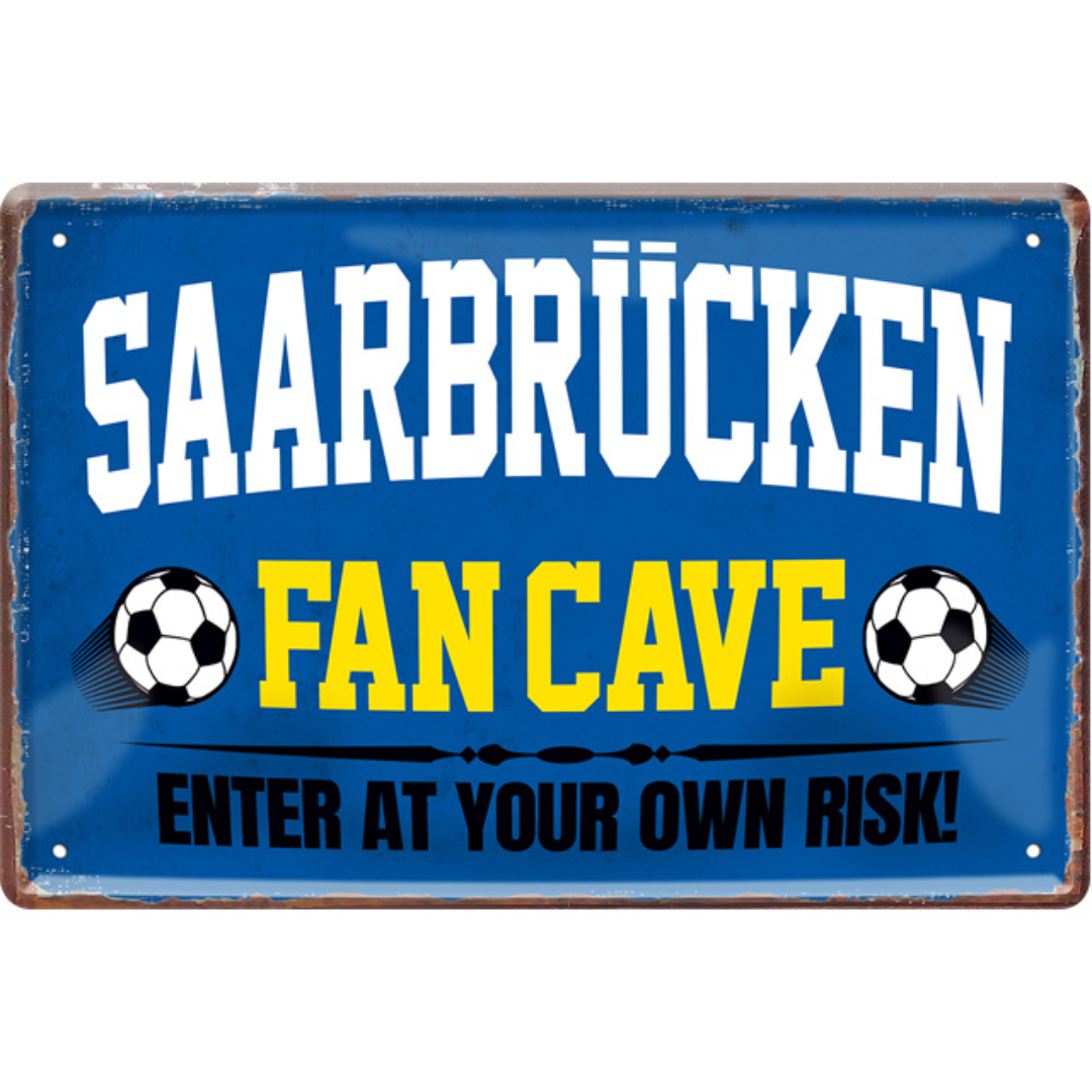 Saarbrücken Fanartikel Blechschilder