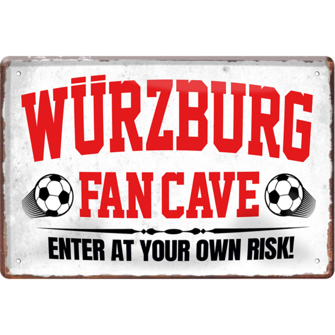Würzburg Fanartikel Blechschilder