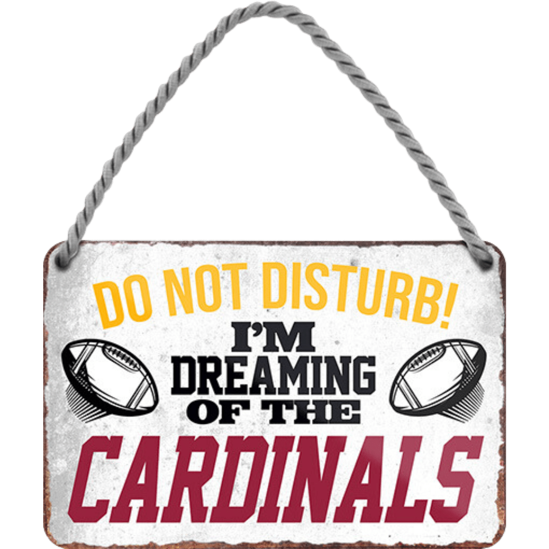 Cardinals Fanartikel Blechschild 18 x 12 cm