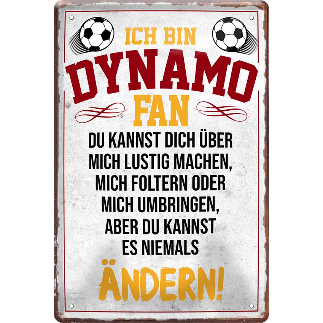 Dynamo / Dresden Fanartikel Blechschilder