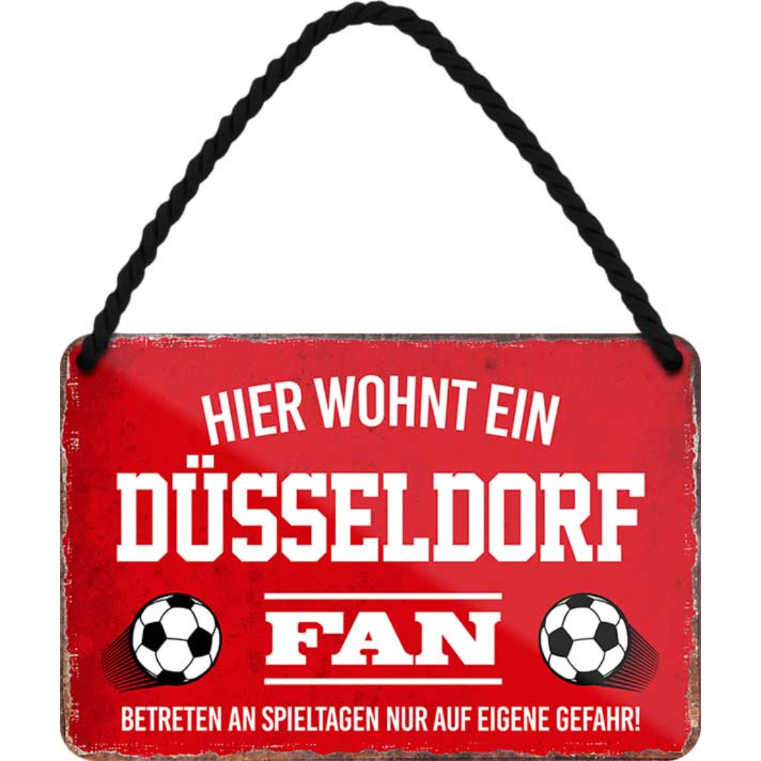 Düsseldorf / Fortuna Fanartikel Blechschilder