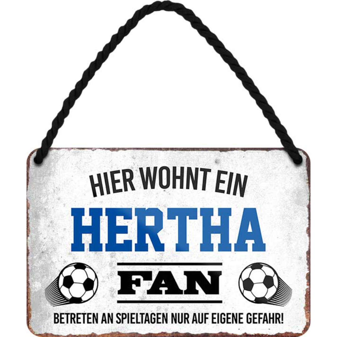 Berlin / Hertha Fanartikel Blechschilder