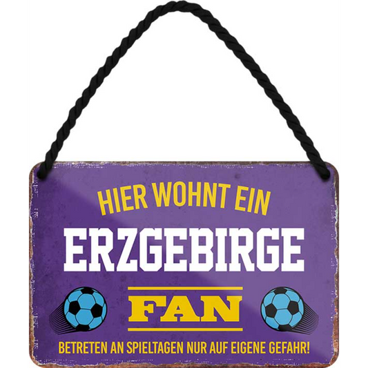 Erzgebirge Fanartikel Blechschilder