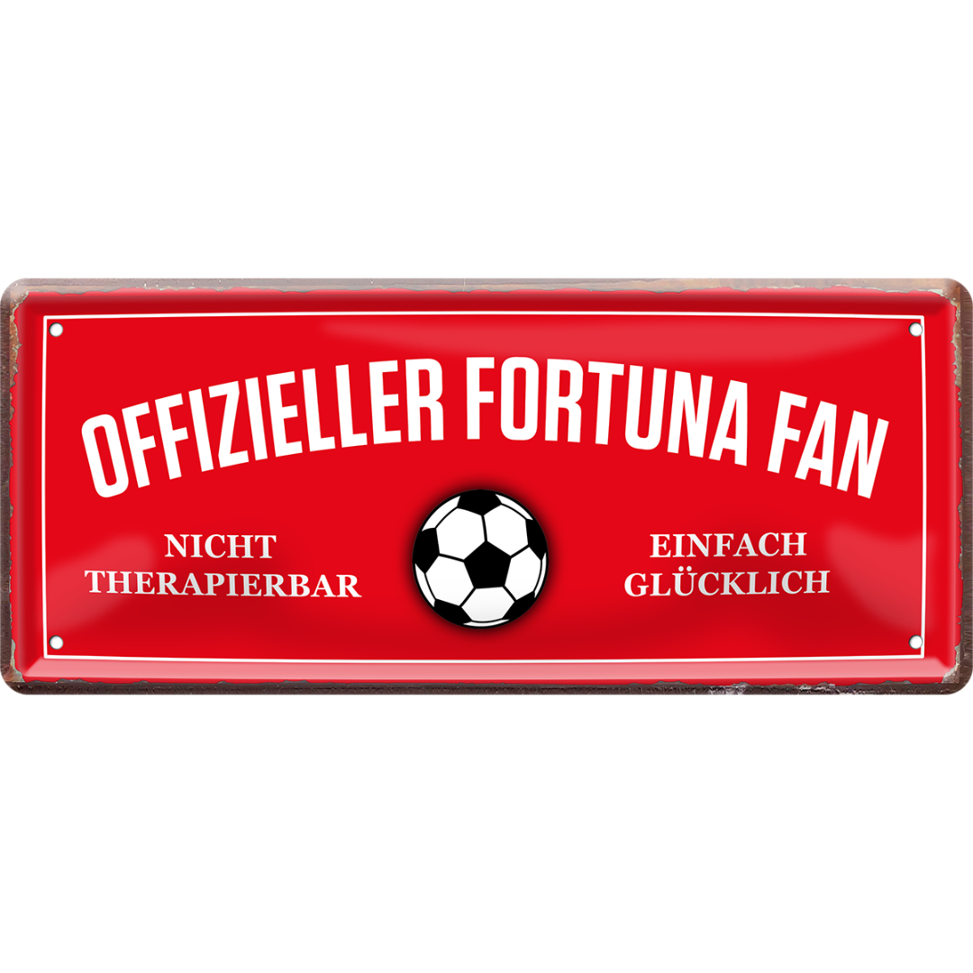 Düsseldorf / Fortuna Fanartikel Blechschilder