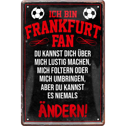 Eintracht / Frankfurt Fanartikel Blechschilder