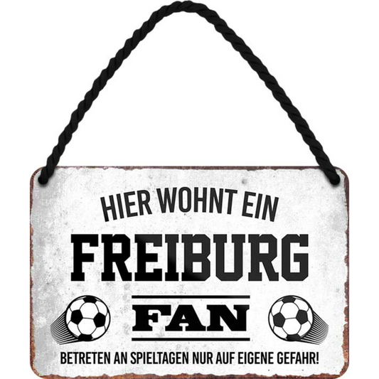 Freiburg Fanartikel Blechschilder
