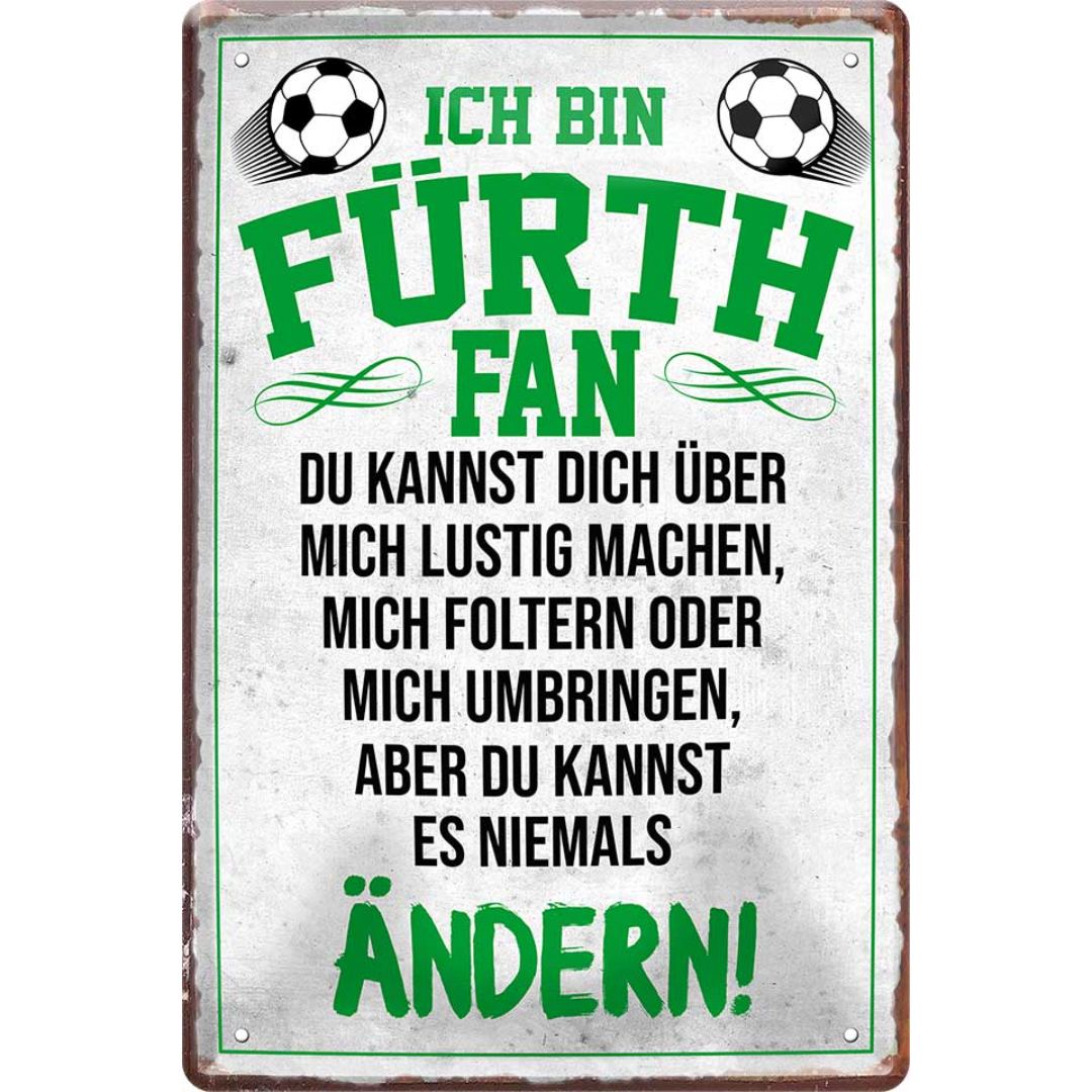 Fürth Fanartikel Blechschilder