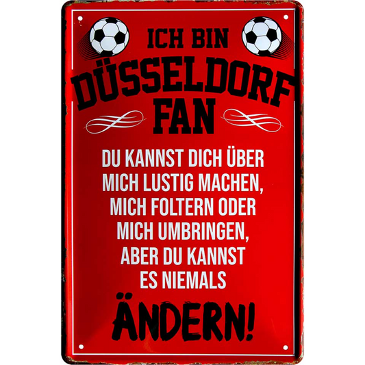 Düsseldorf / Fortuna Fanartikel Blechschilder