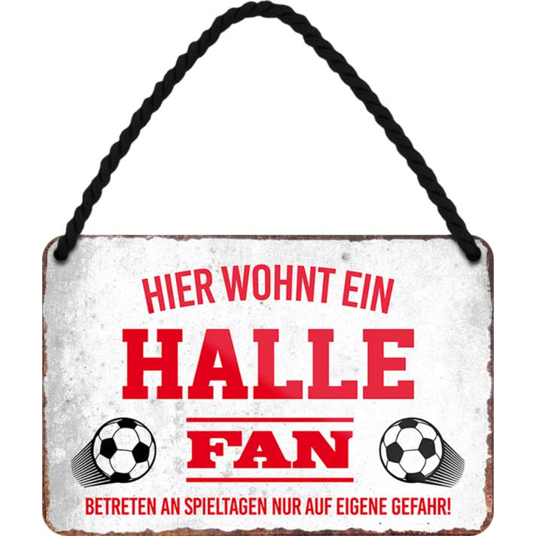 Halle Fanartikel Blechschilder