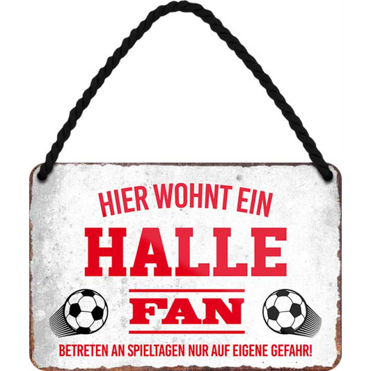 Halle Fanartikel Blechschilder