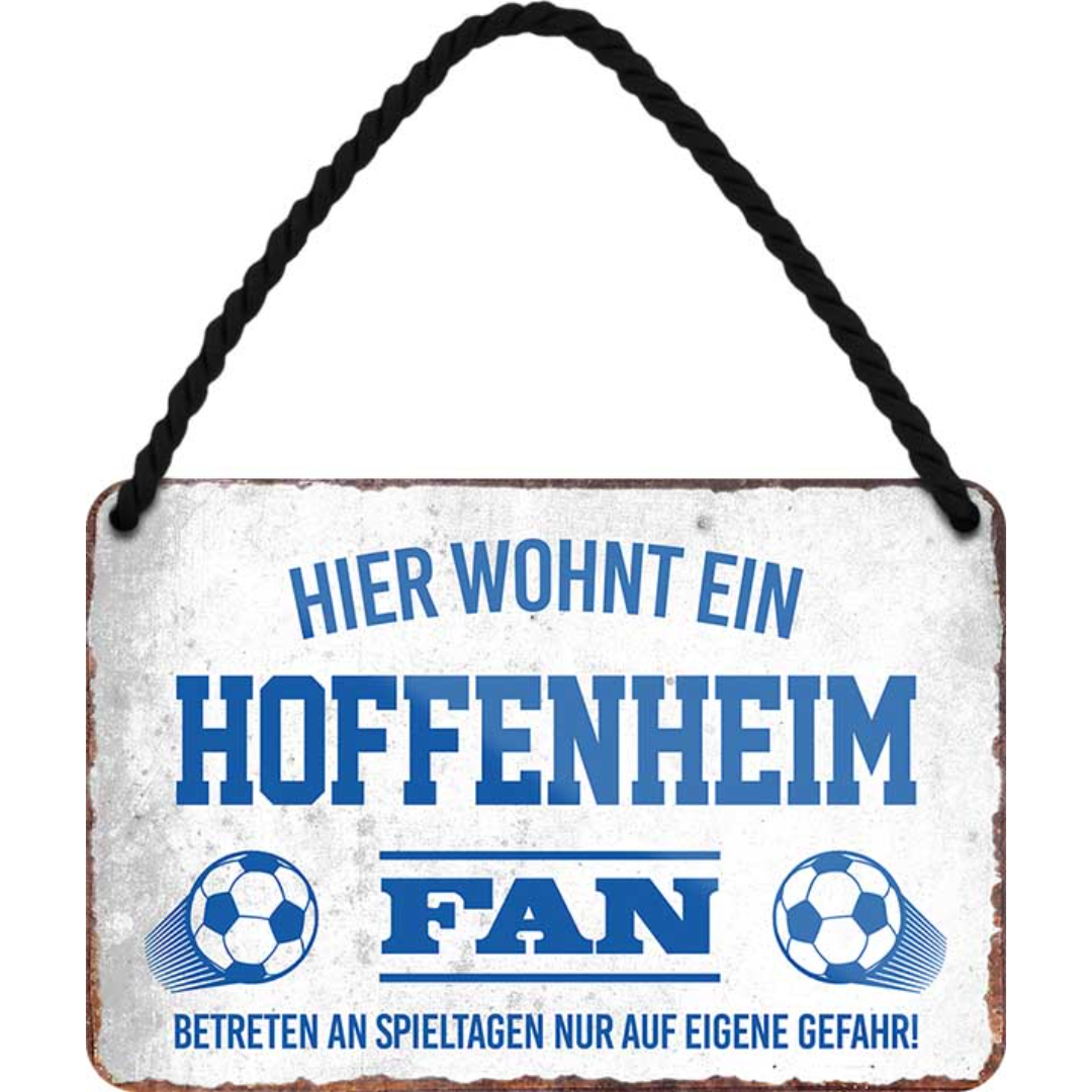 Hoffenheim Fanartikel Blechschilder