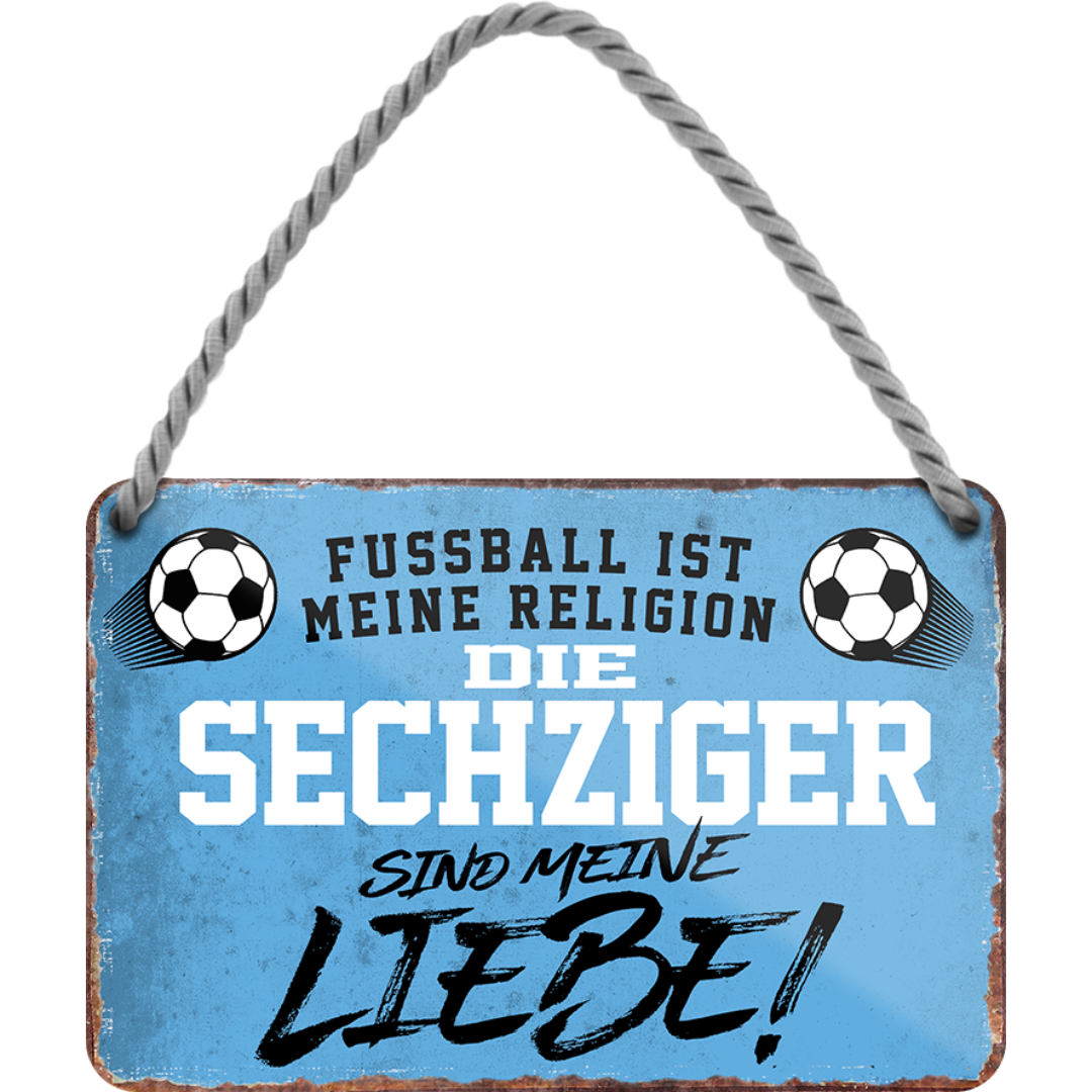 Sechziger Fanartikel Blechschilder