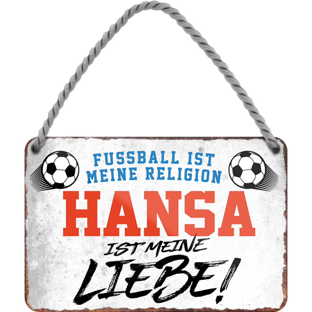 Hansa / Rostock Fanartikel Blechschilder