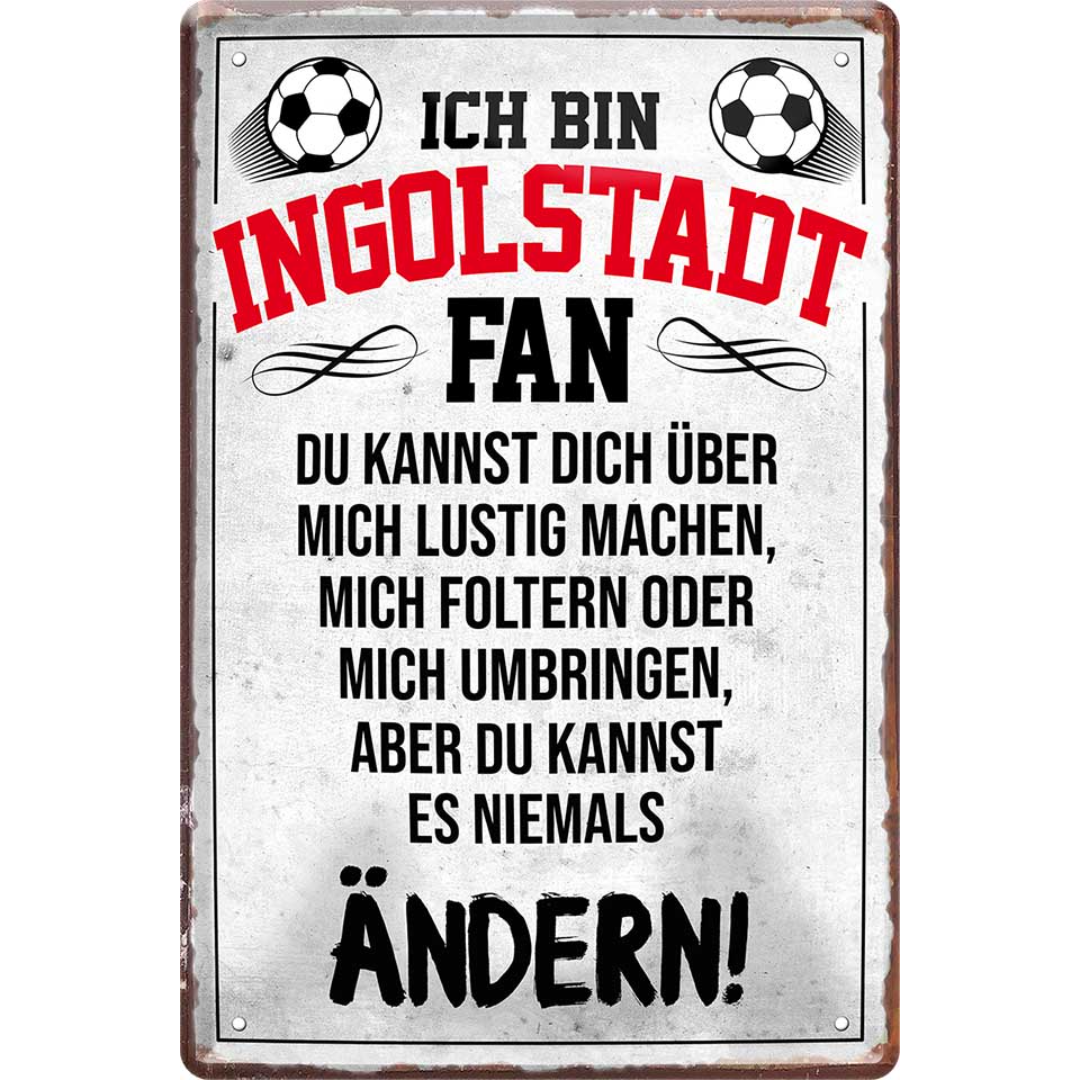 Ingolstadt Fanartikel Blechschilder