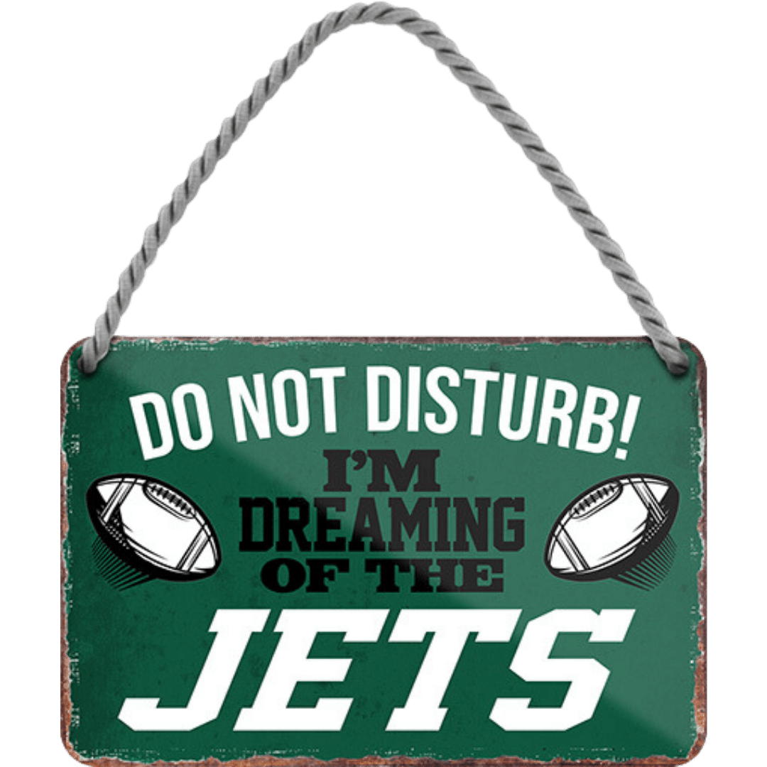 Jets Fanartikel Blechschild18 x 12 cm