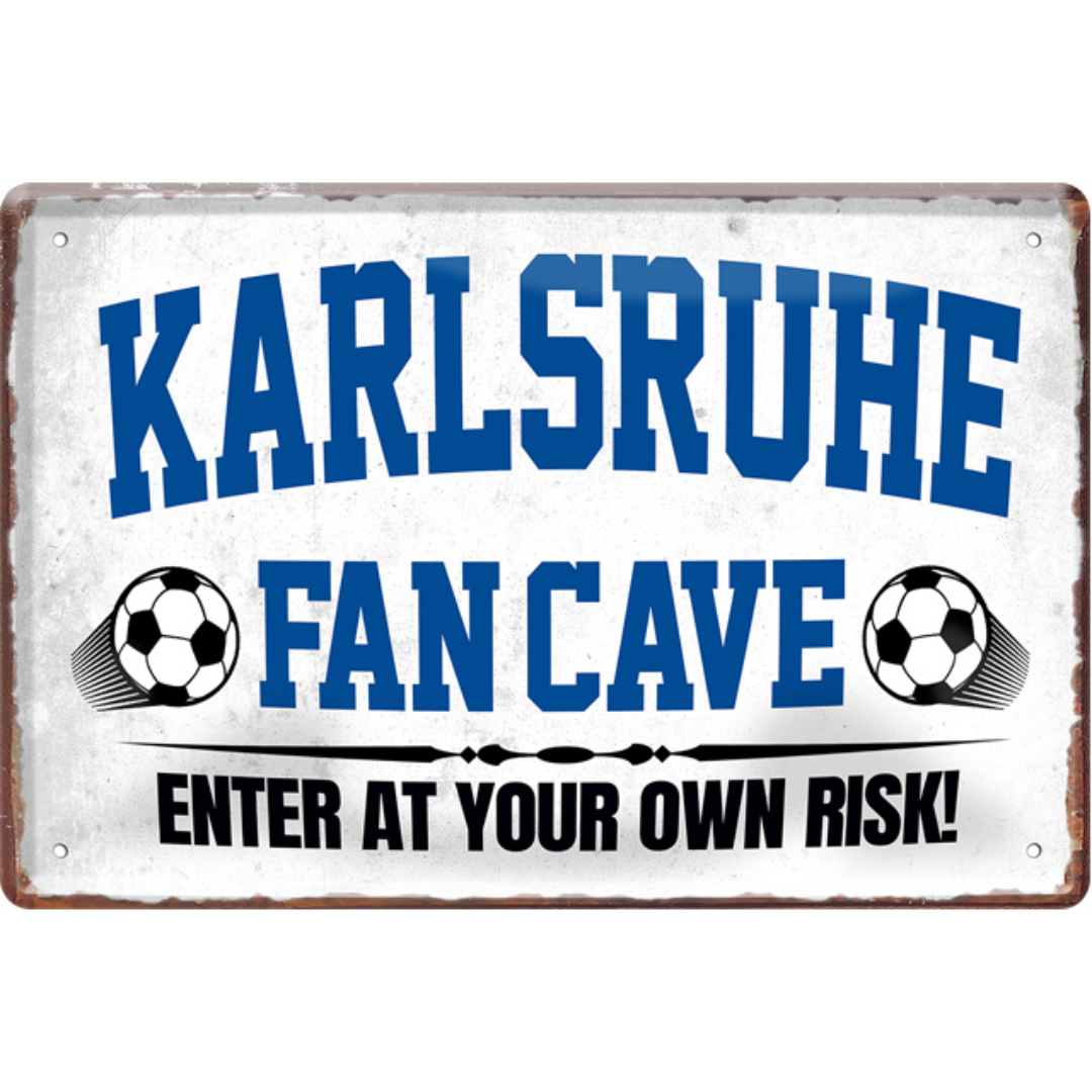 Karlsruhe Fanartikel Blechschilder
