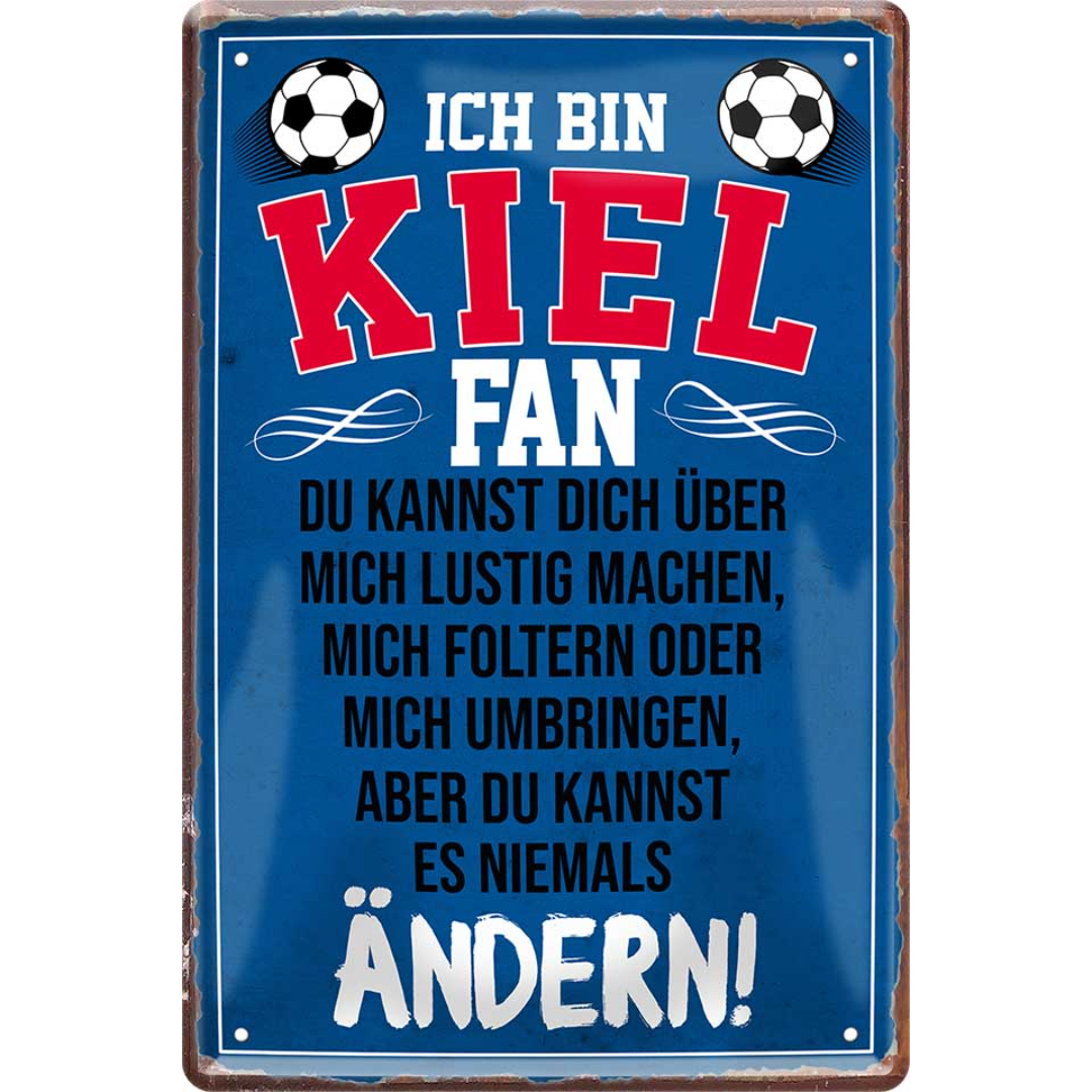 Holstein / Kiel Fanartikel Blechschilder