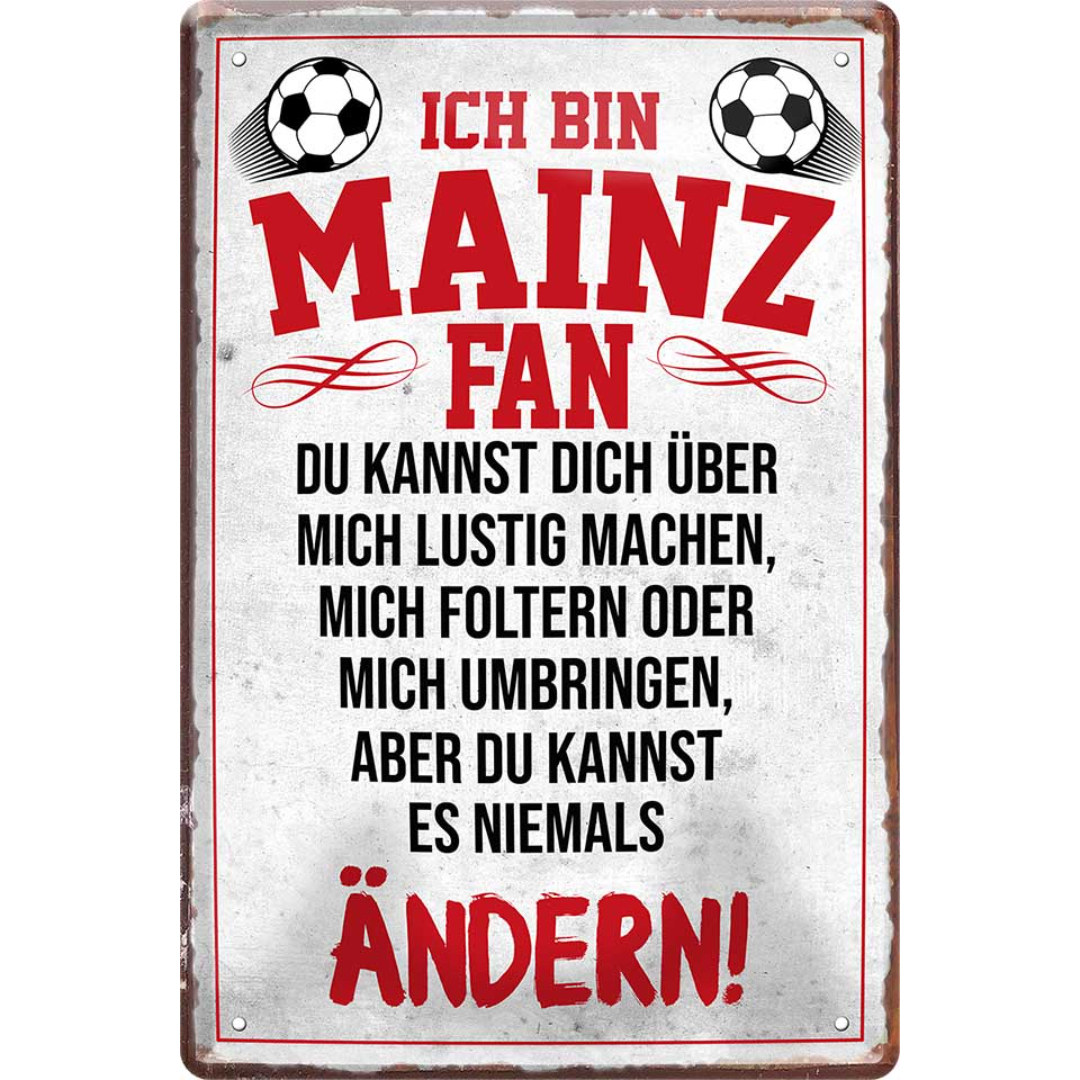 Mainz Fanartikel Blechschilder
