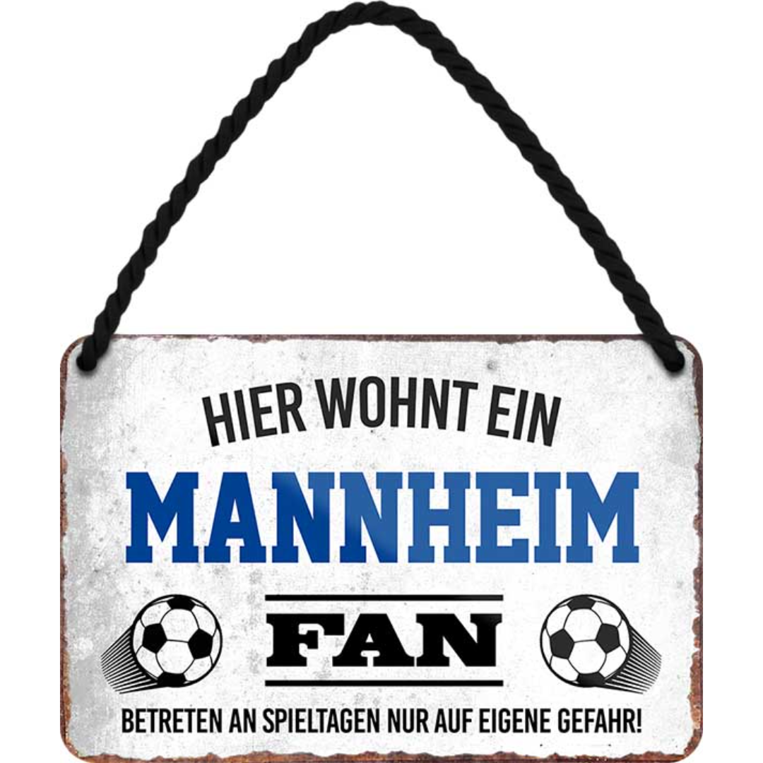 Waldhof / Mannheim Fanartikel Blechschilder