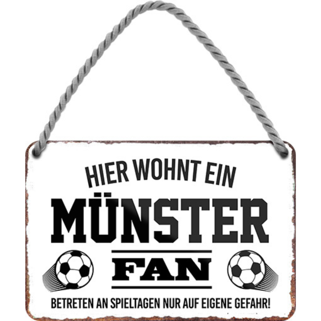 Münster Fanartikel Blechschilder