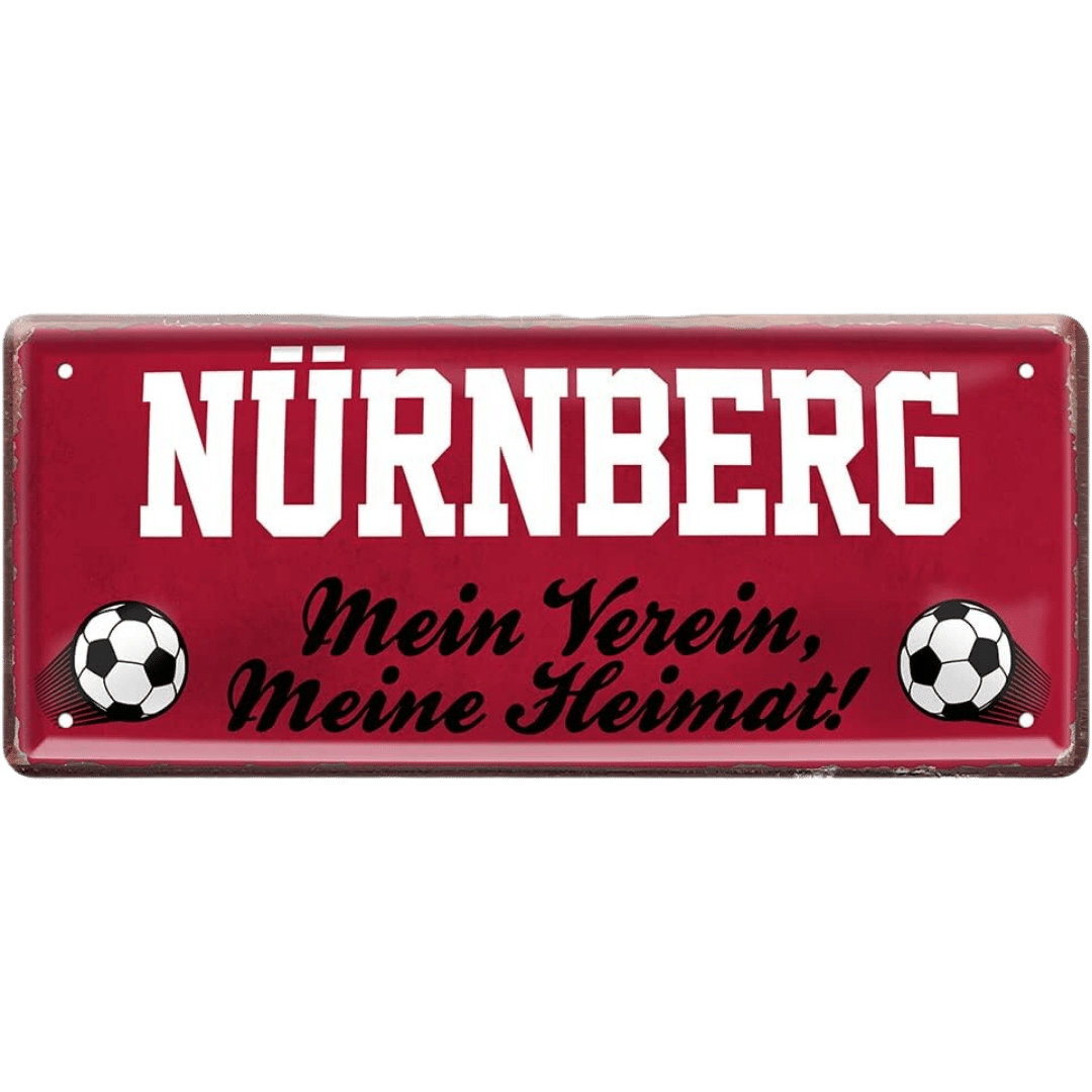 Nürnberg Fanartikel Blechschilder