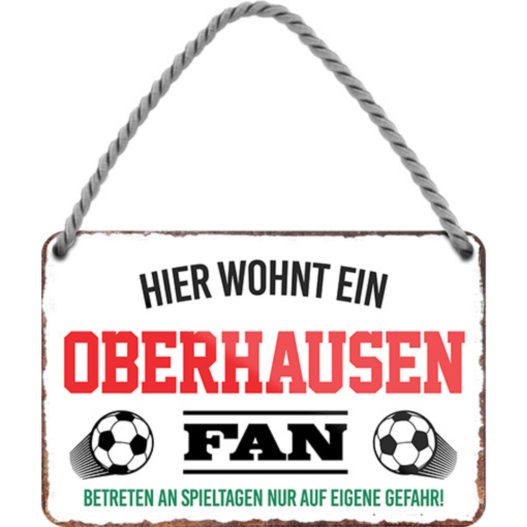 Oberhausen Fanartikel Blechschilder