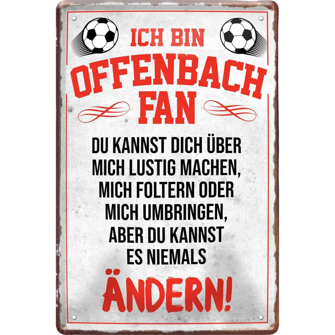 Offenbach Fanartikel Blechschilder