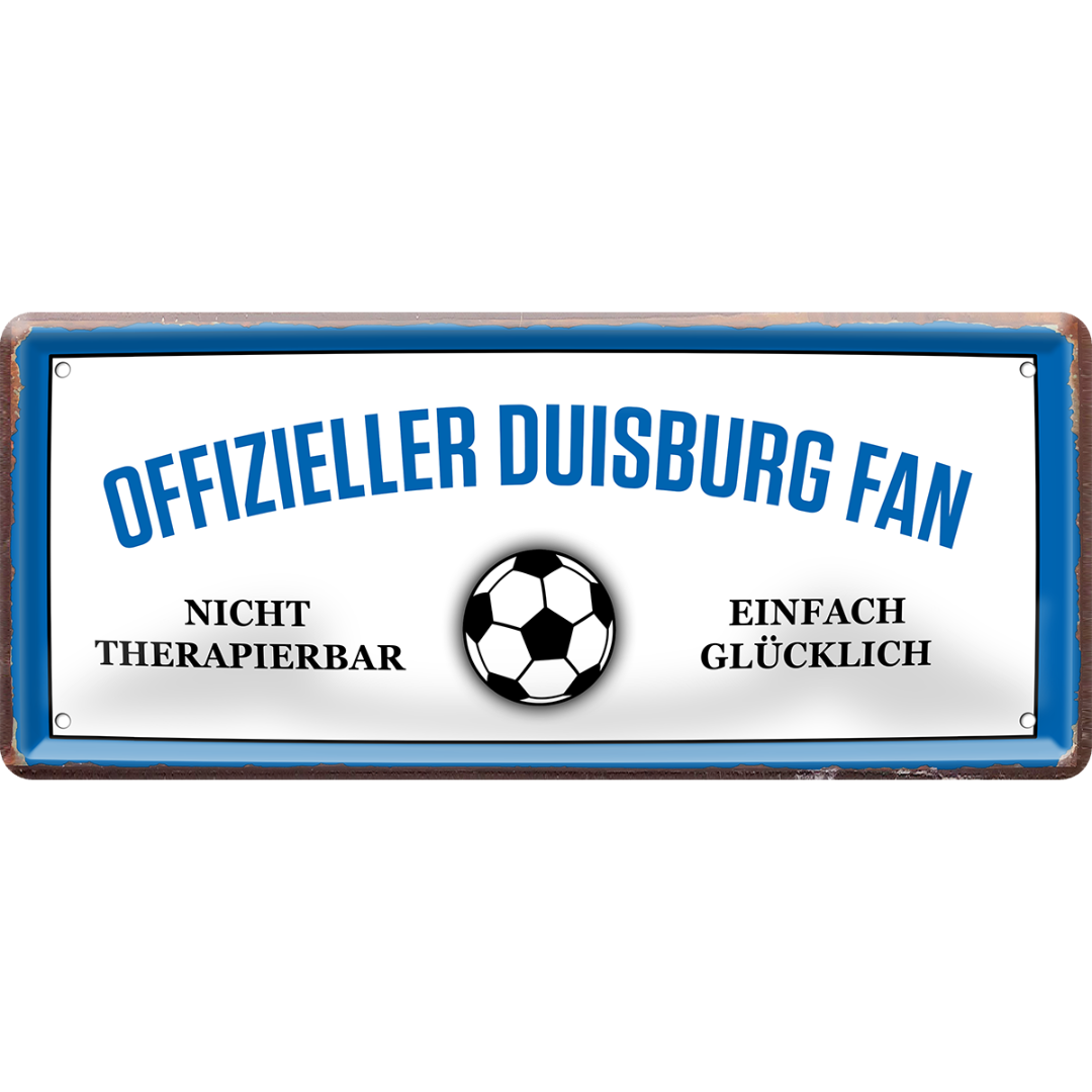 Duisburg Fanartikel Blechschilder