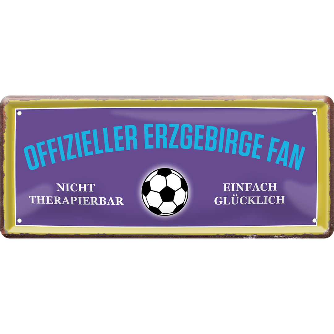 Erzgebirge Fanartikel Blechschilder