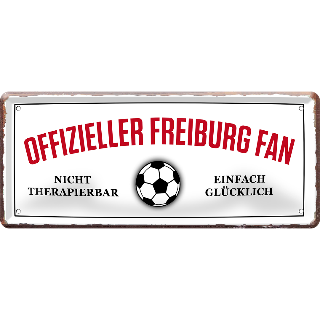 Freiburg Fanartikel Blechschilder