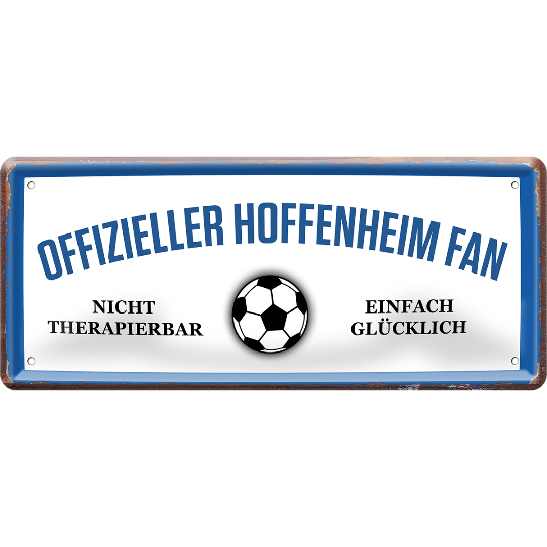 Hoffenheim Fanartikel Blechschilder