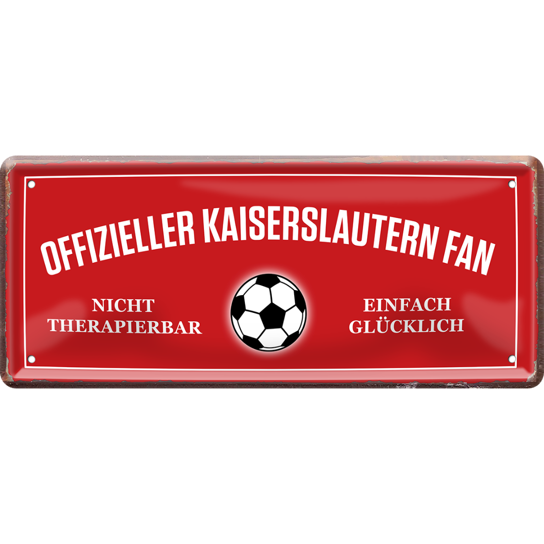 Kaiserslautern Fanartikel Blechschilder