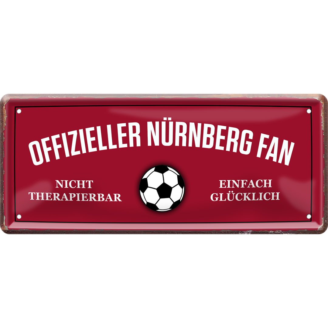 Nürnberg Fanartikel Blechschilder