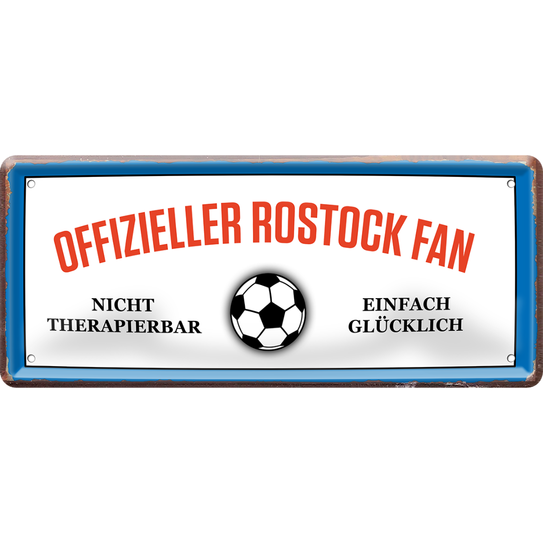 Hansa / Rostock Fanartikel Blechschilder
