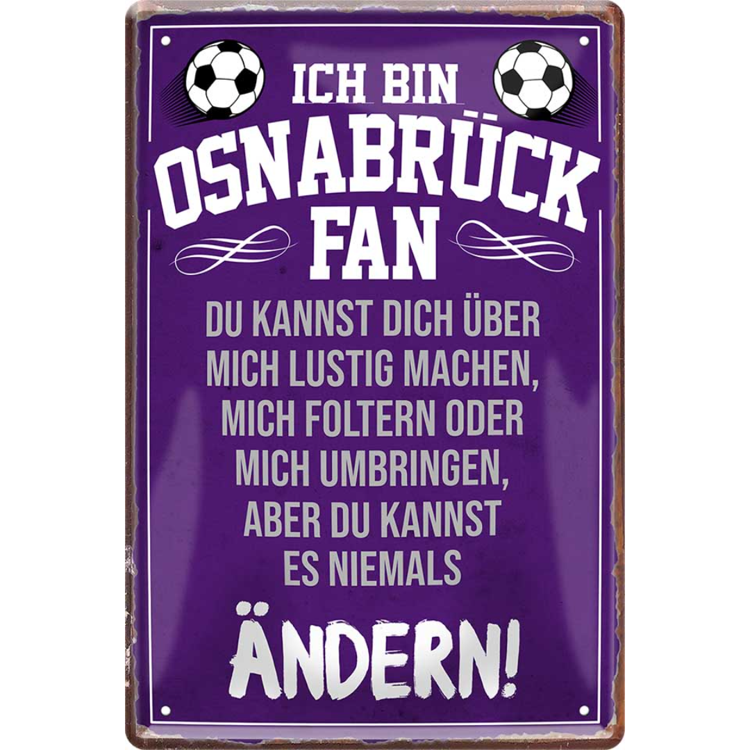 Osnabrück Fanartikel Blechschilder