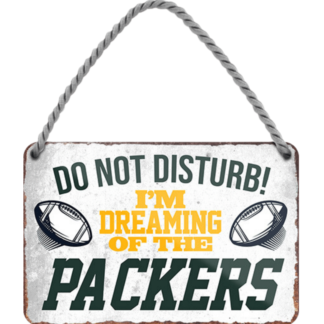 Packers Fanartikel Blechschild 18 x 12 cm