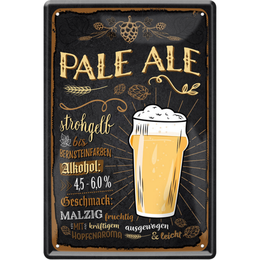 Pale Ale Blechschild 20 x 30 cm