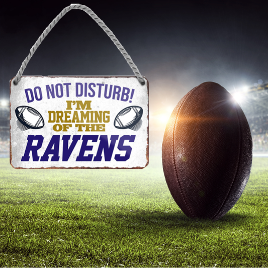 Ravens Fanartikel Blechschild 18 x 12 cm