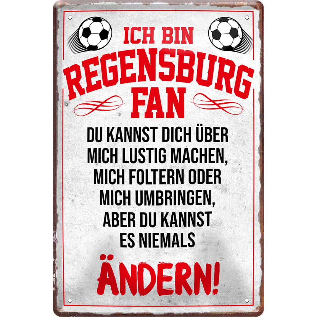 Regensburg Fanartikel Blechschilder