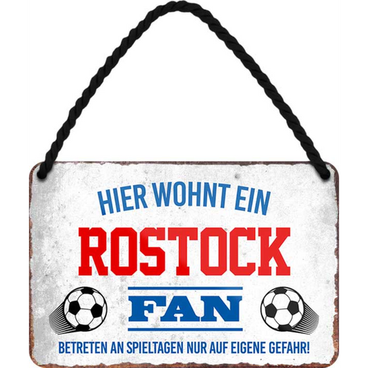 Hansa / Rostock Fanartikel Blechschilder