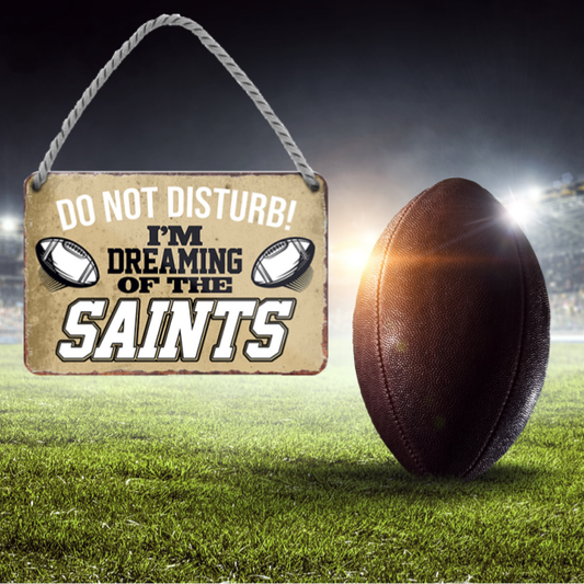 Saints Fanartikel Blechschild 18 x 12 cm