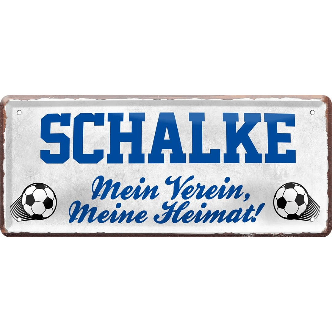 Schalke Fanartikel Blechschilder