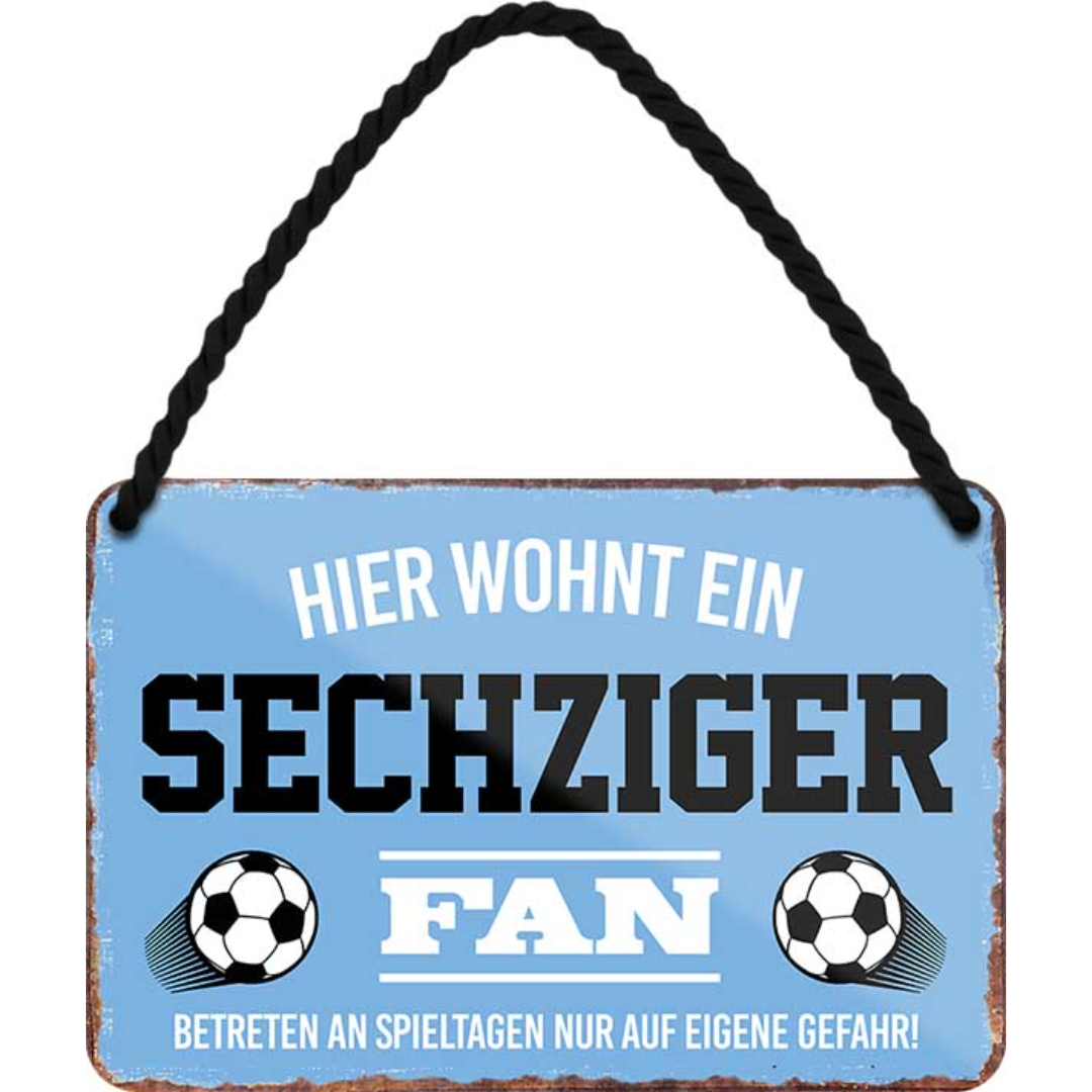Sechziger Fanartikel Blechschilder