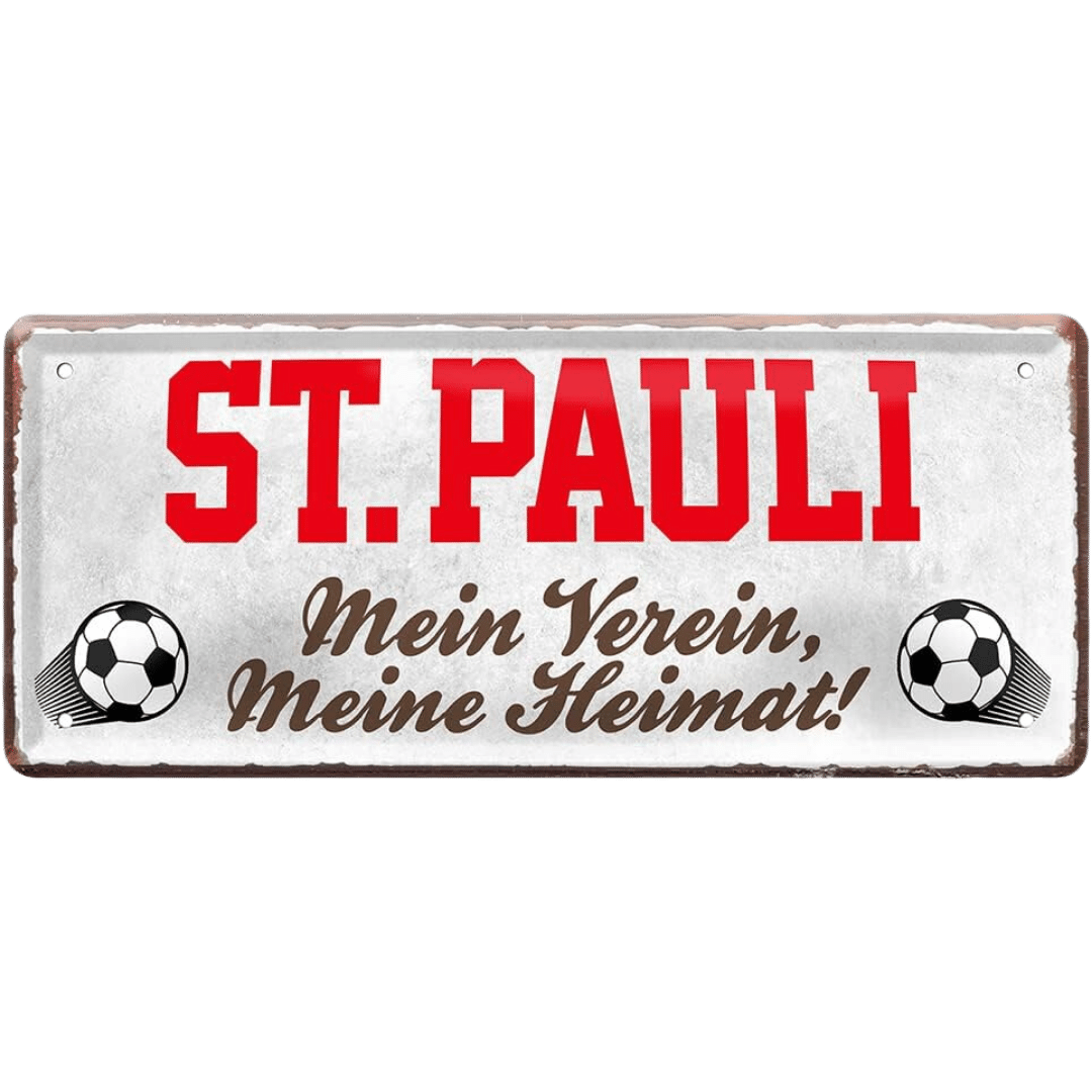 St. Pauli Fanartikel Blechschilder