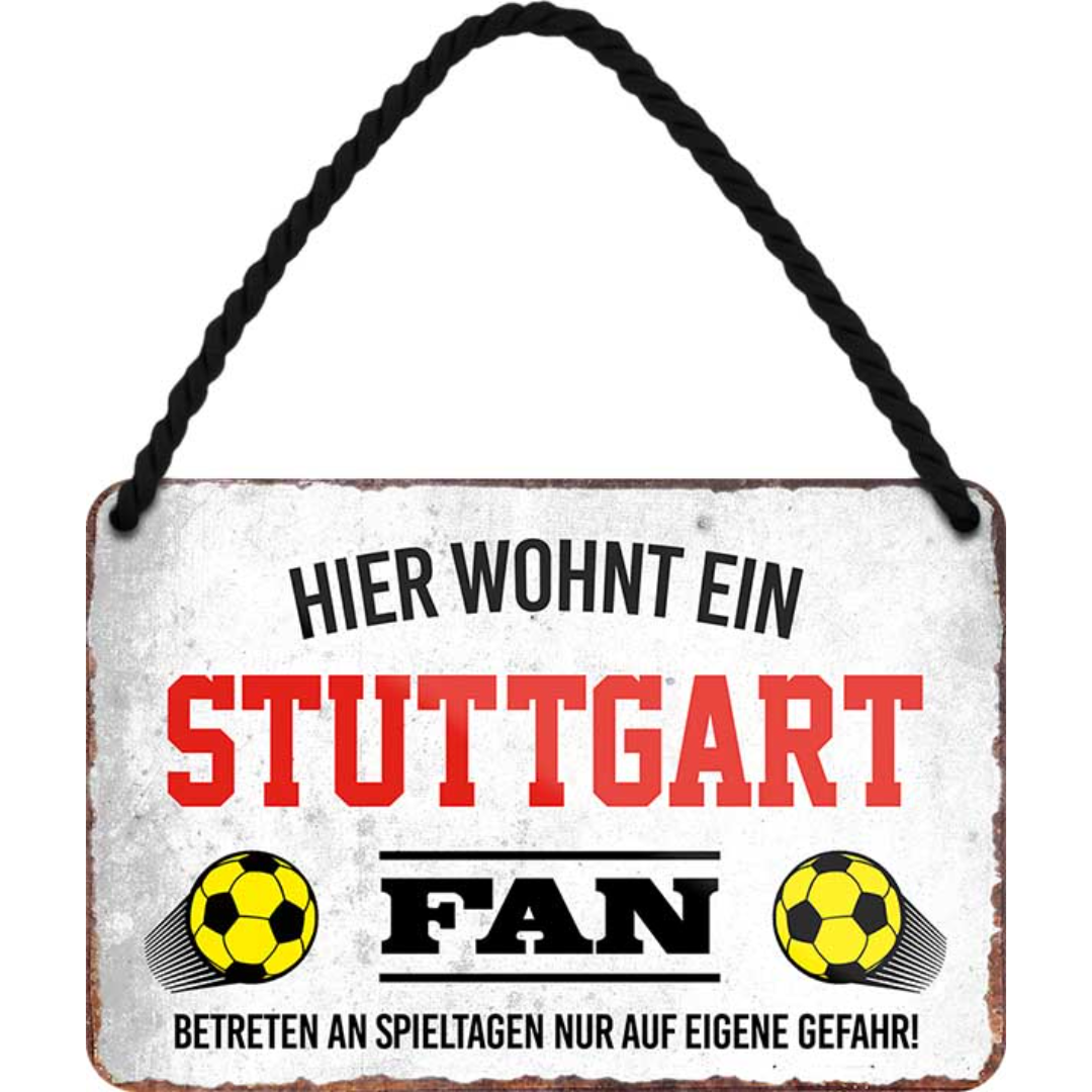 Stuttgart Fanartikel Blechschilder