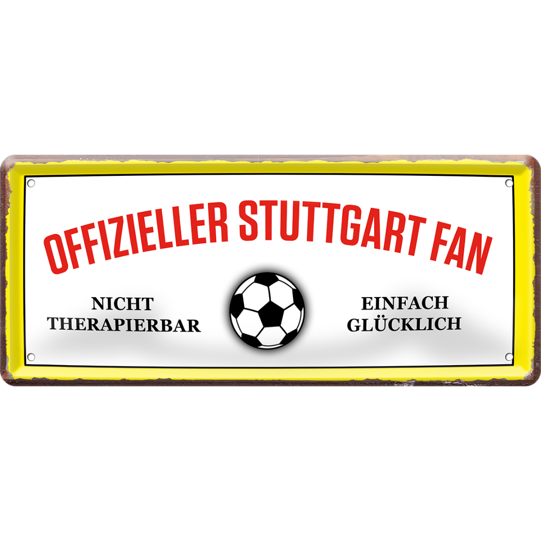 Stuttgart Fanartikel Blechschilder