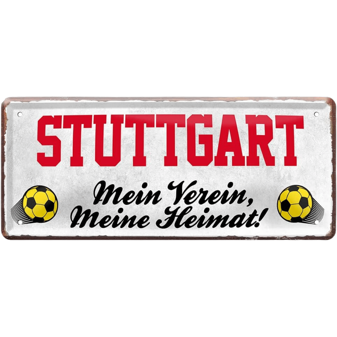 Stuttgart Fanartikel Blechschilder